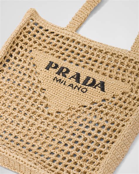 prada city tote bag|Prada crochet bag 2021.